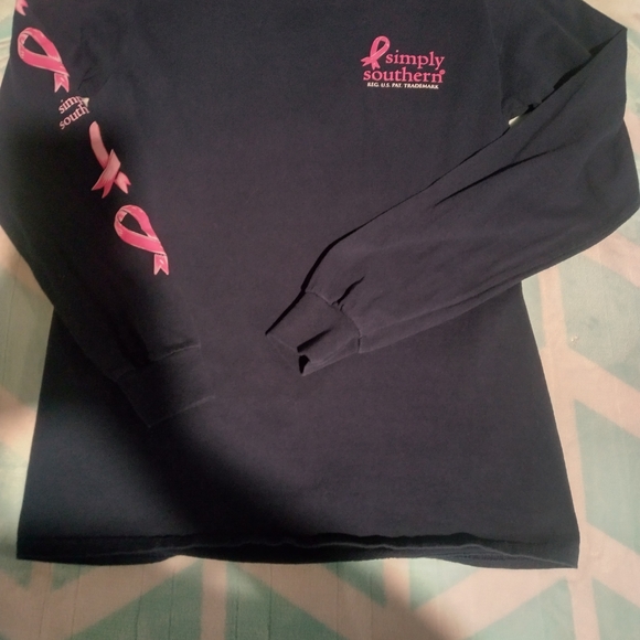 Simply Southern Black Long Sleeve Shirt - Picture 1 of 3